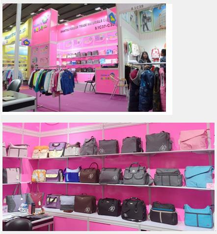 Eye-catching diaper bags attracted many visitors in the past Canton fair